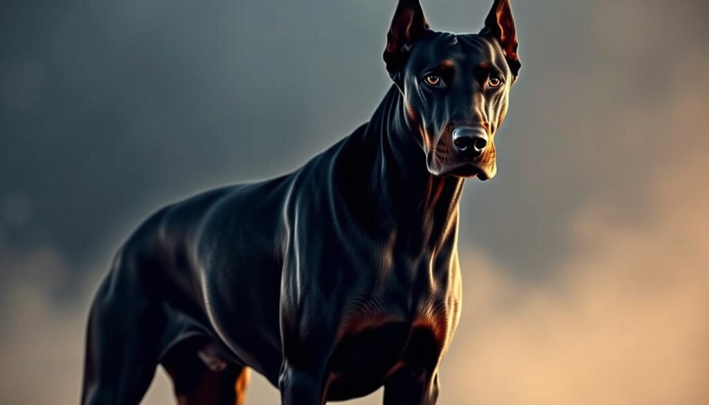 black doberman