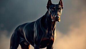 black doberman