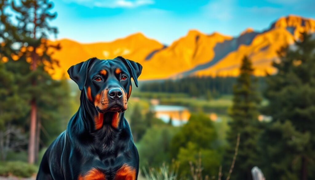 rottie and doberman mix