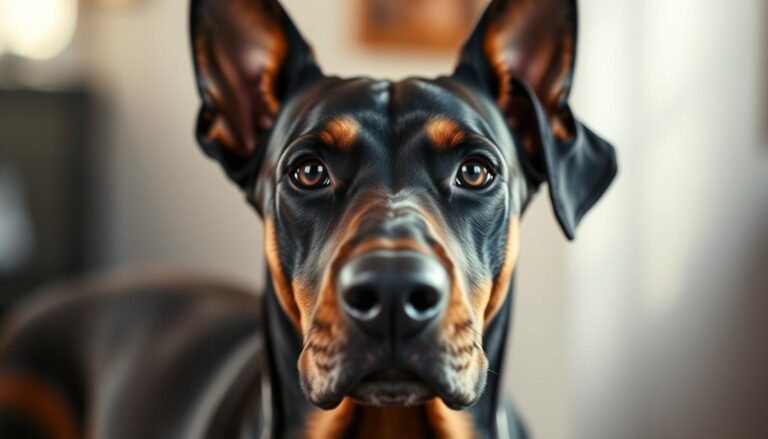 doberman cropped ears