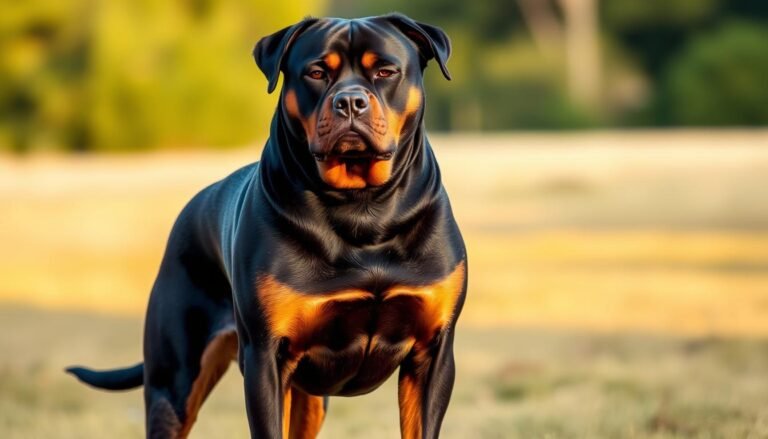 rottweiler with doberman