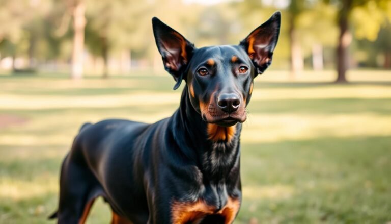 black lab mixed with doberman