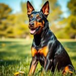 doberman and rottweiler