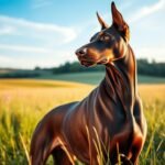 doberman color chocolate