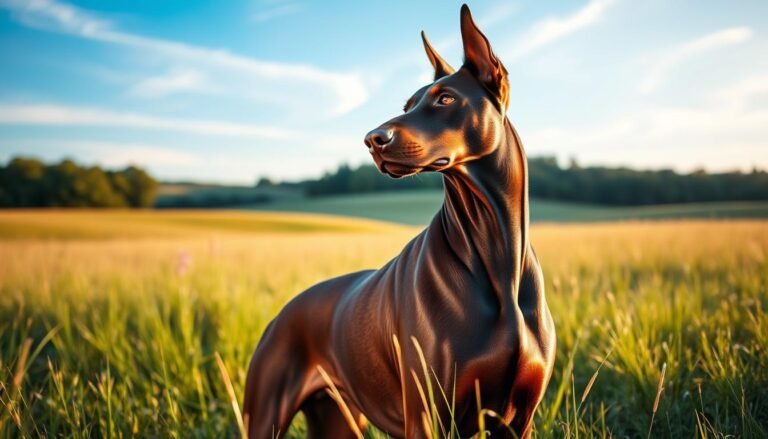 doberman color chocolate