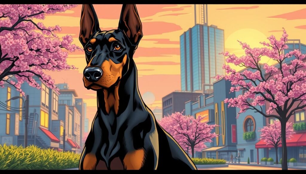 doberman manga