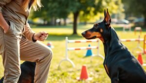 doberman pinscher training