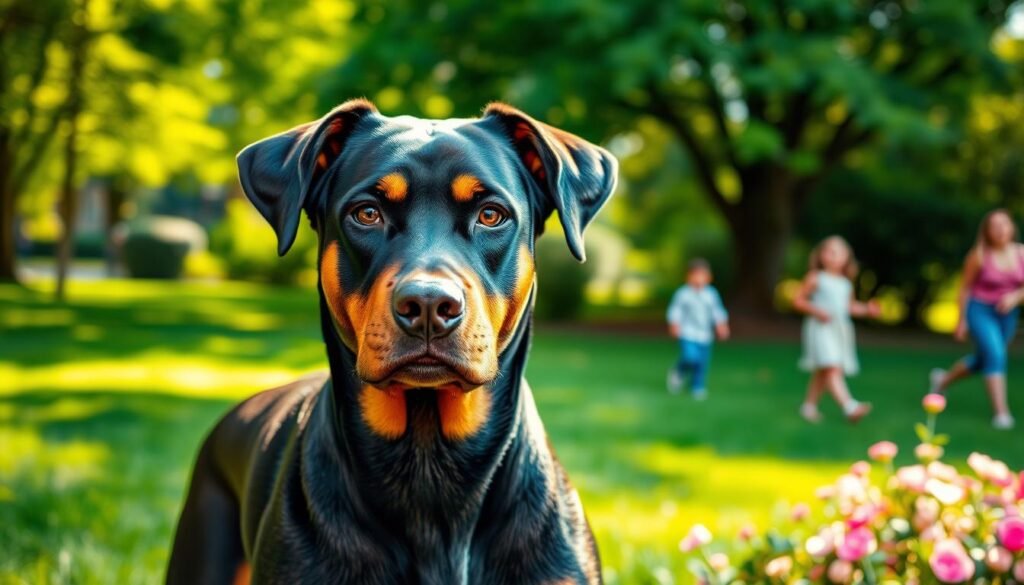 rottweiler and doberman mix